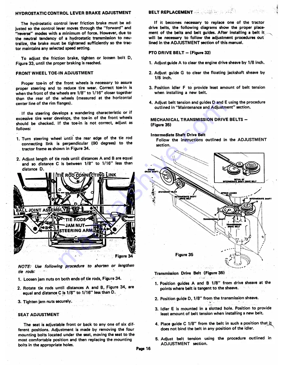 Ariens 829002 Owner'S Manual Download Page 16