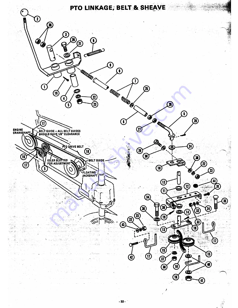 Ariens 829002 Owner'S Manual Download Page 32