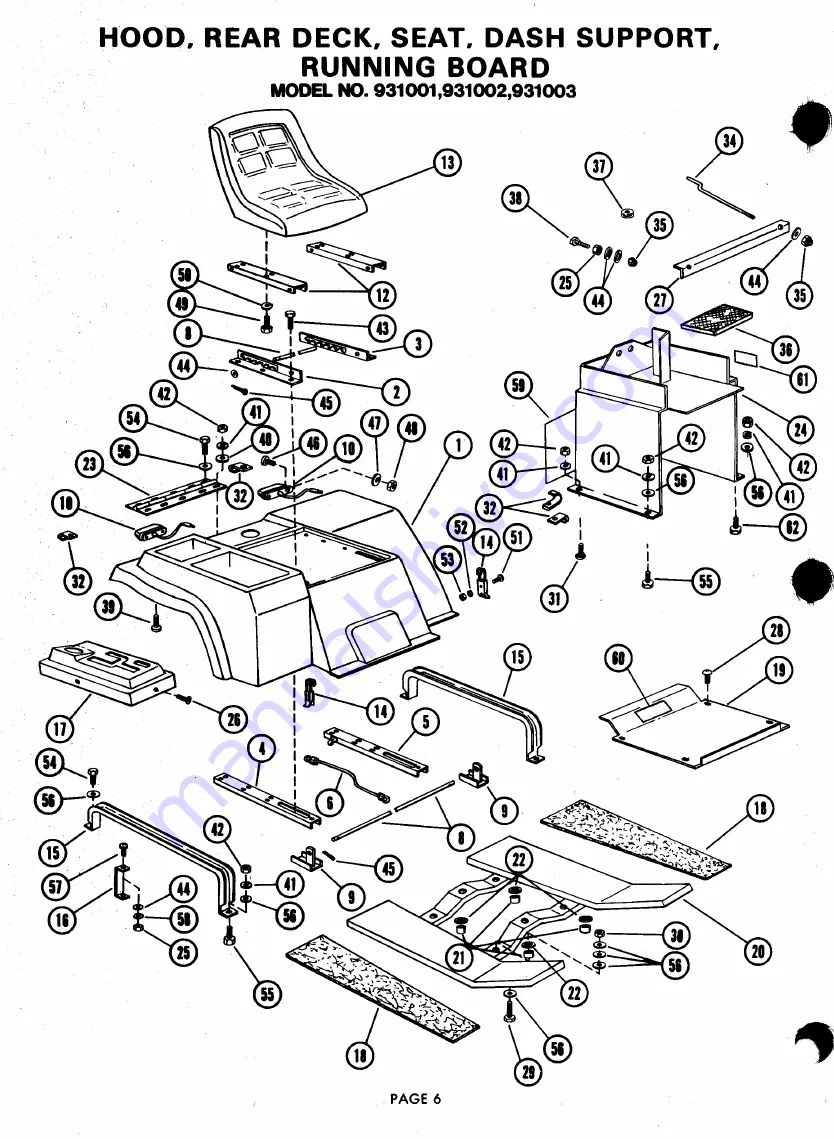 Ariens 831001 Parts And Repair Manual Download Page 6