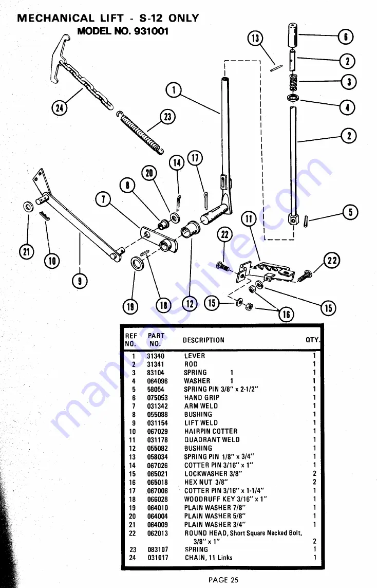 Ariens 831001 Скачать руководство пользователя страница 25