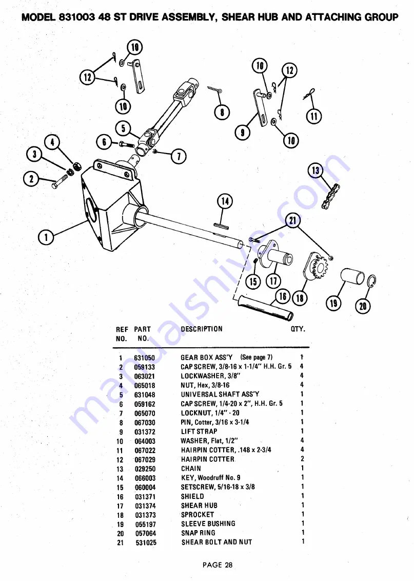 Ariens 831001 Скачать руководство пользователя страница 28