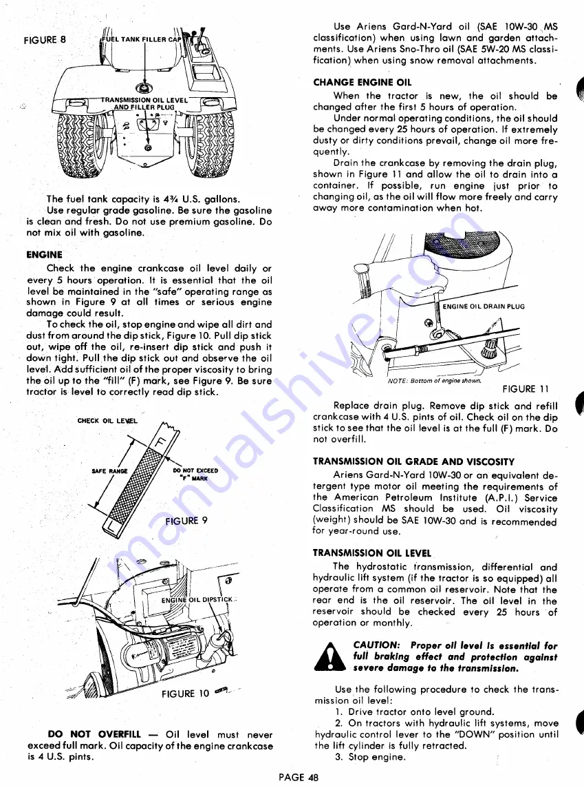 Ariens 831001 Скачать руководство пользователя страница 48