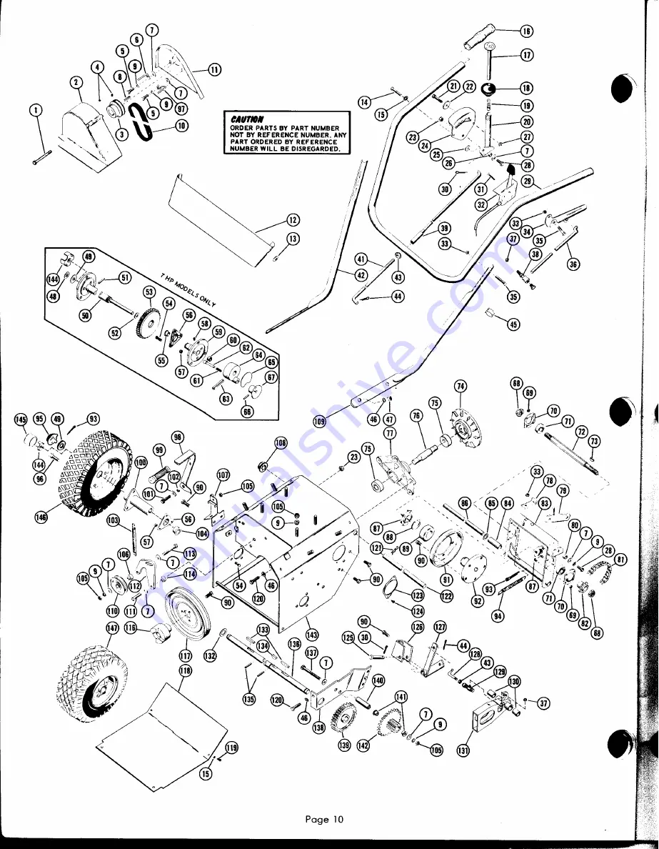 Ariens 910002 Parts And Repair Manual Download Page 10