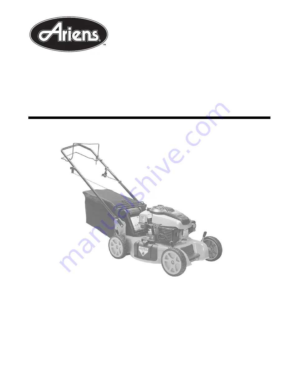 Ariens 911150 - BRP21 Parts Manual Download Page 1