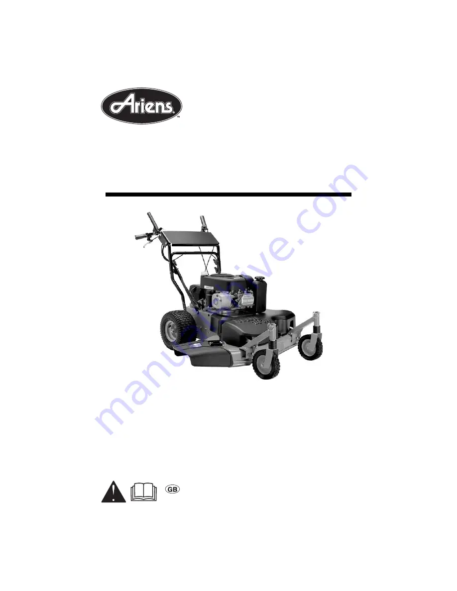 Ariens 911403 Owner'S/Operator'S Manual Download Page 1