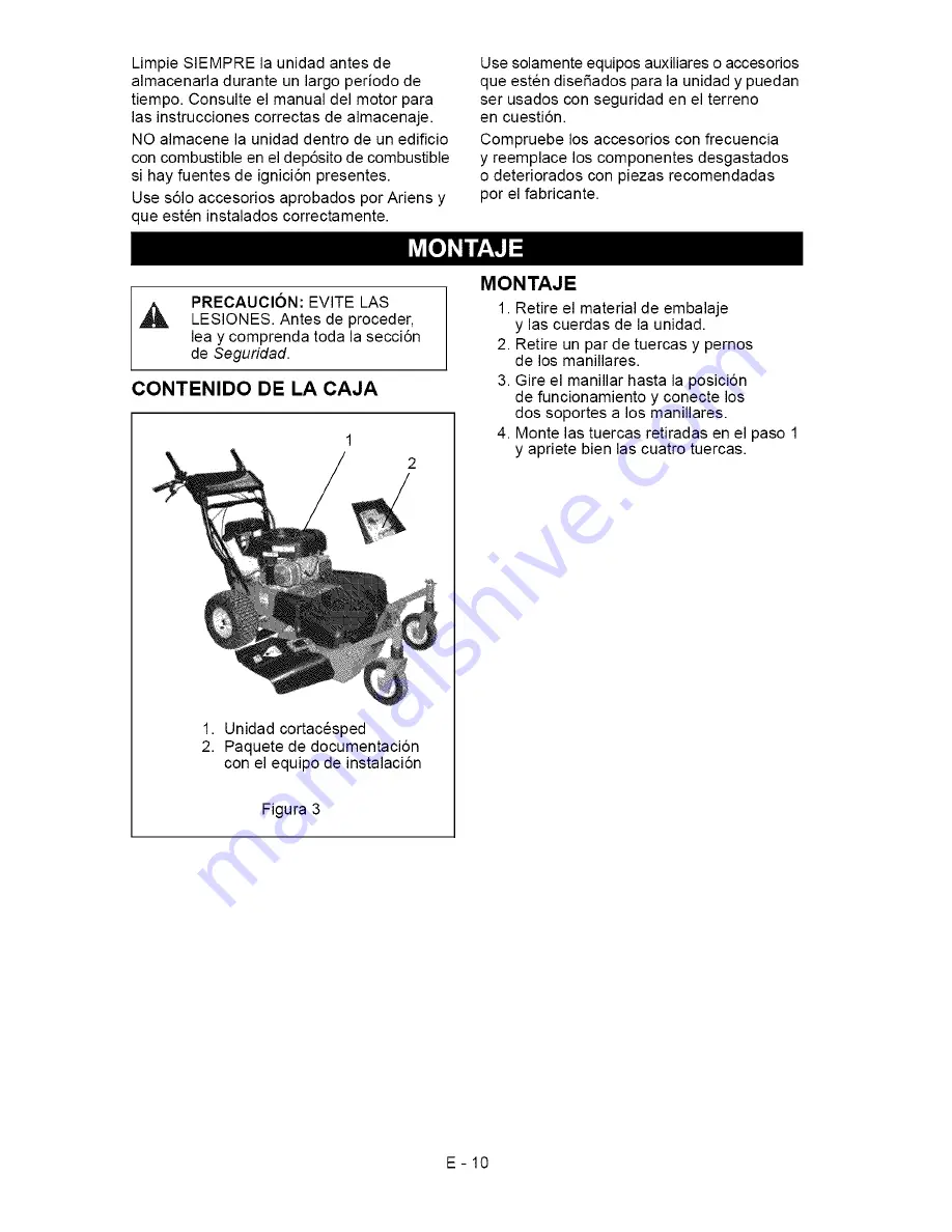 Ariens 911410 Скачать руководство пользователя страница 39