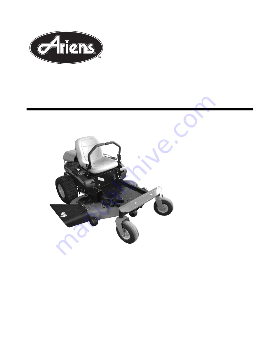 Ariens 915157 Parts Manual Download Page 1