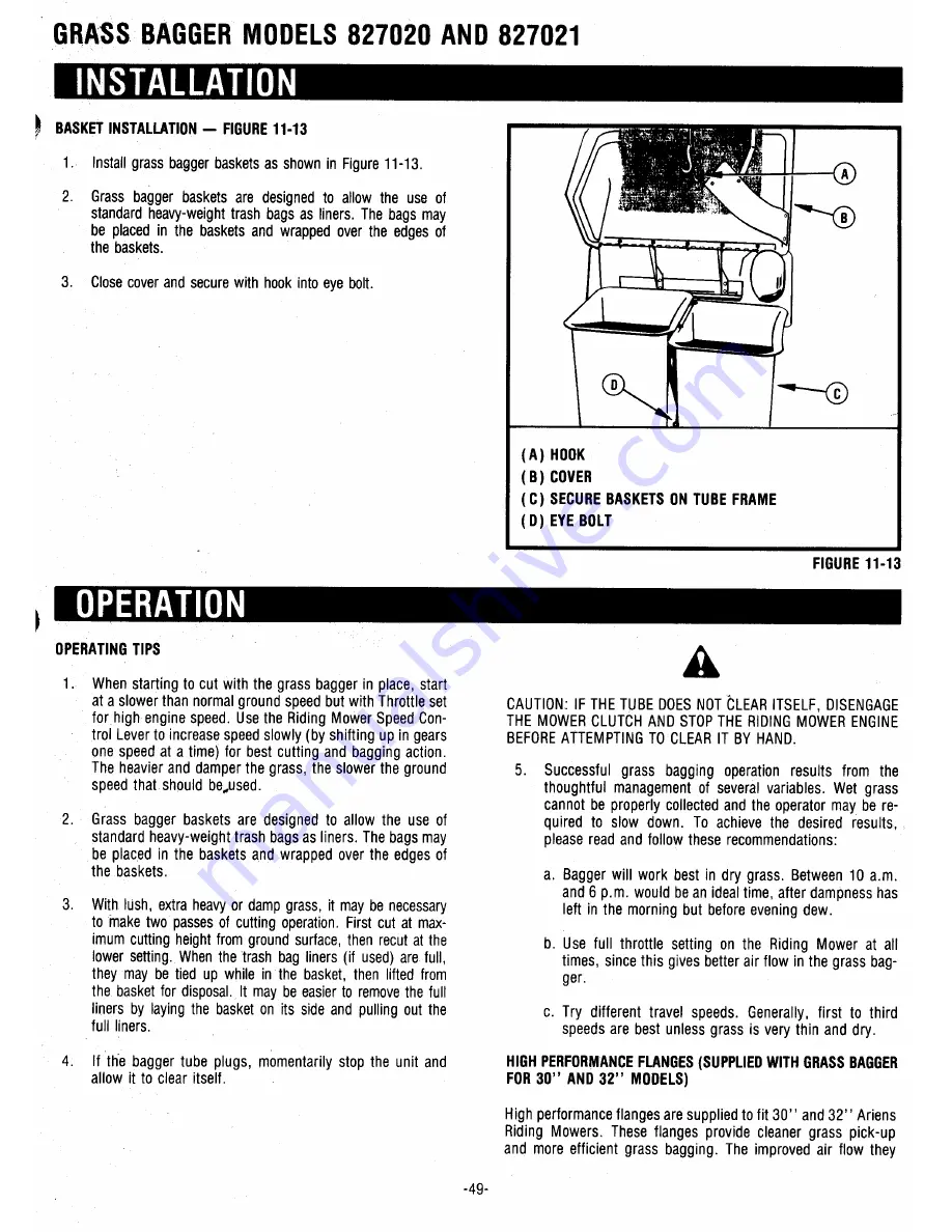 Ariens 927000 Series Service & Repair Manual Download Page 50