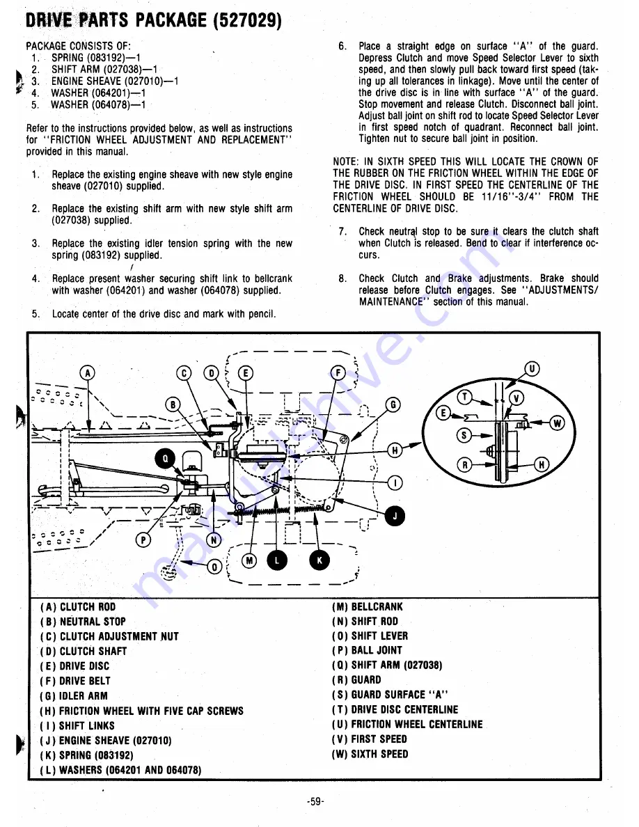 Ariens 927000 Series Service & Repair Manual Download Page 60