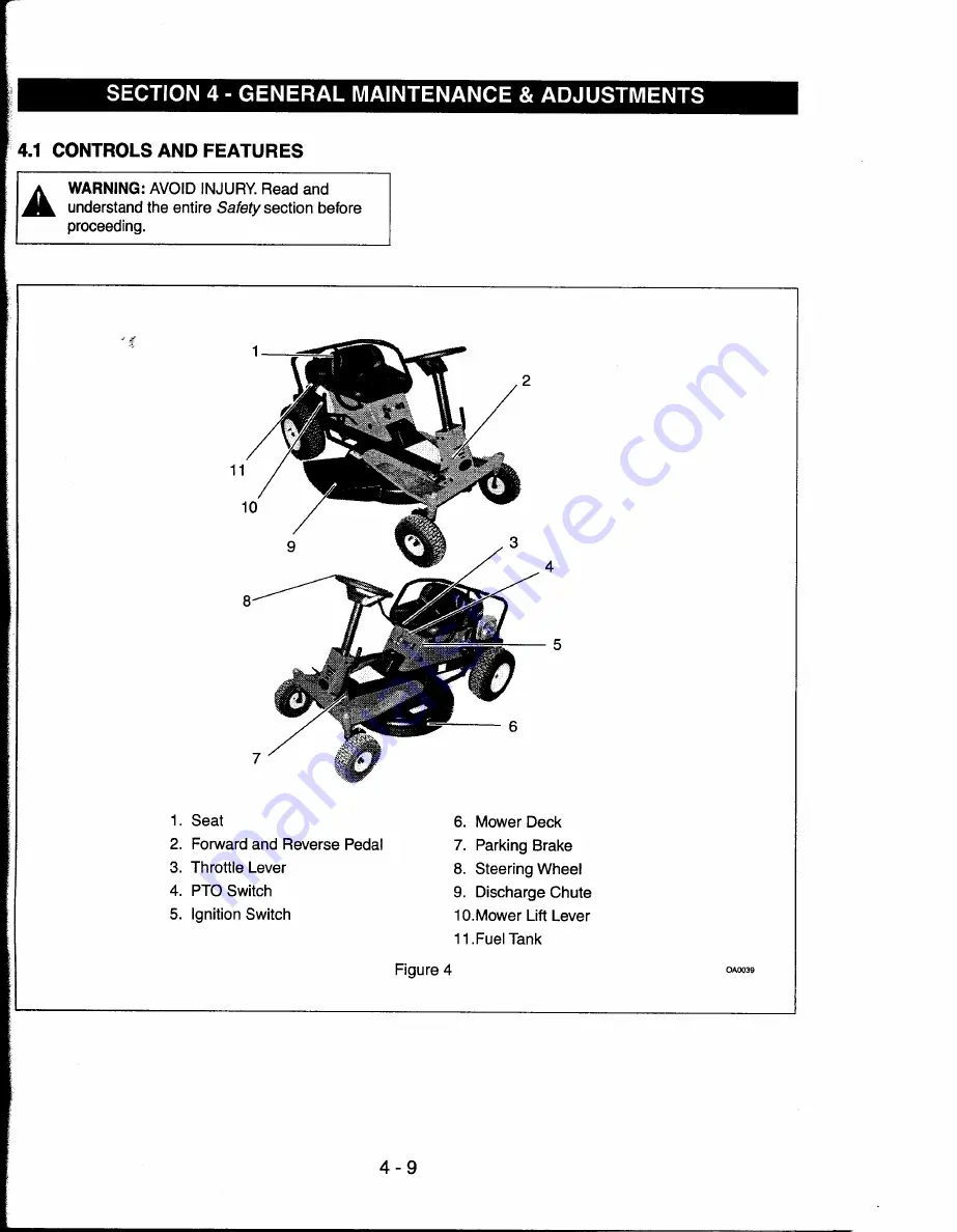 Ariens 927060 Service Manual Download Page 9