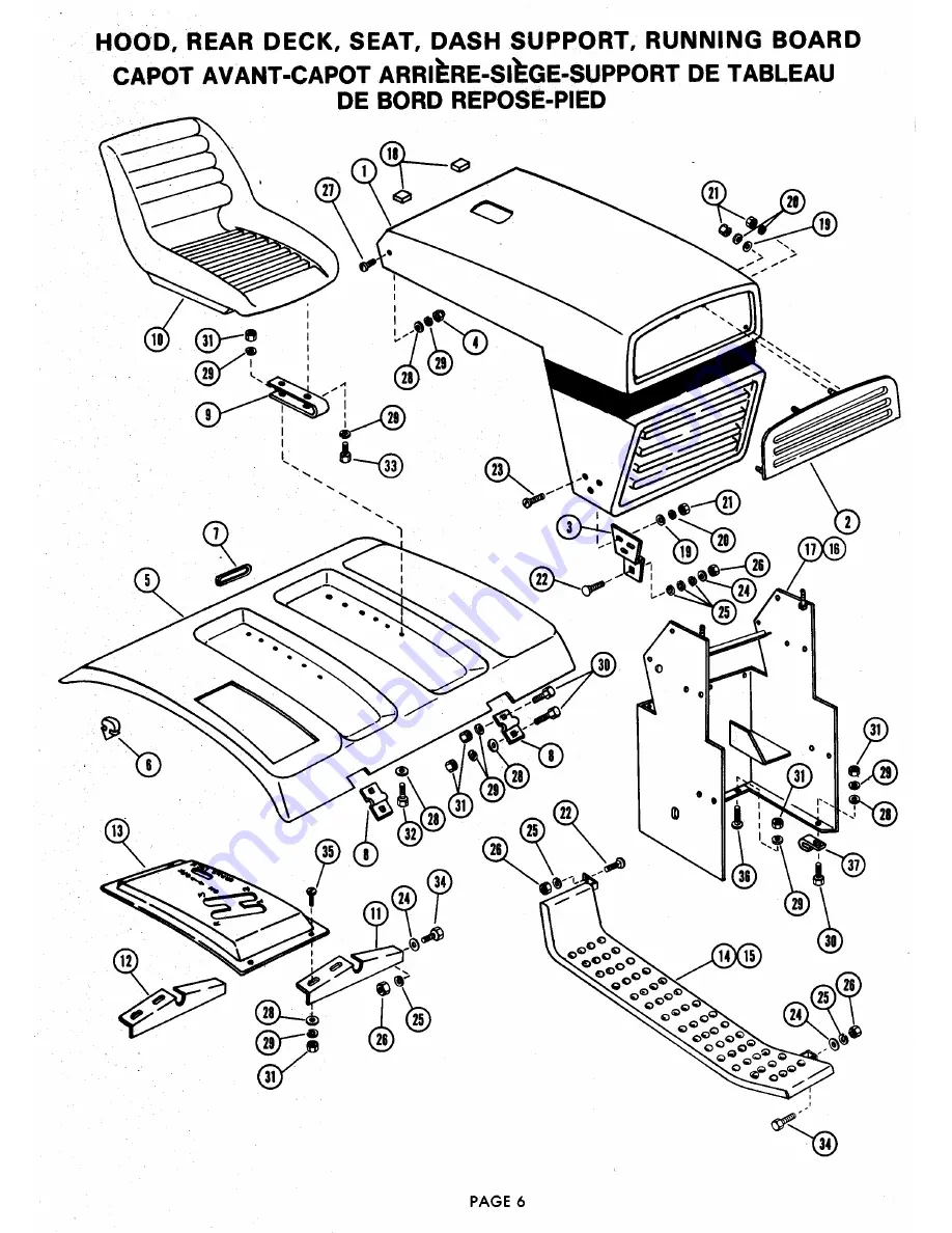 Ariens 929000 Parts And Repair Manual Download Page 6