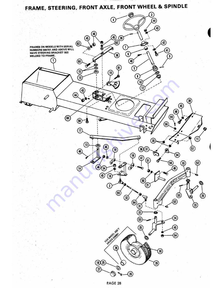 Ariens 929000 Parts And Repair Manual Download Page 28