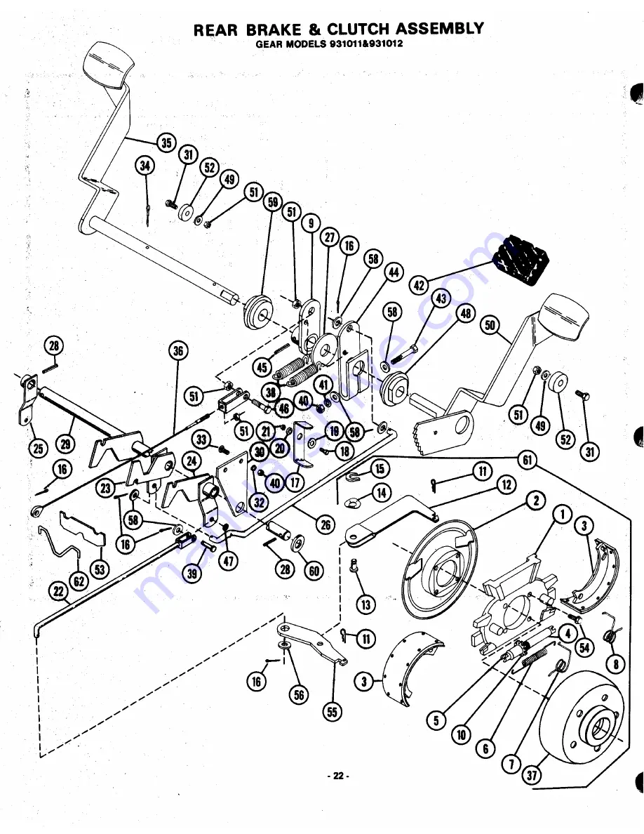 Ariens 931013 Скачать руководство пользователя страница 22