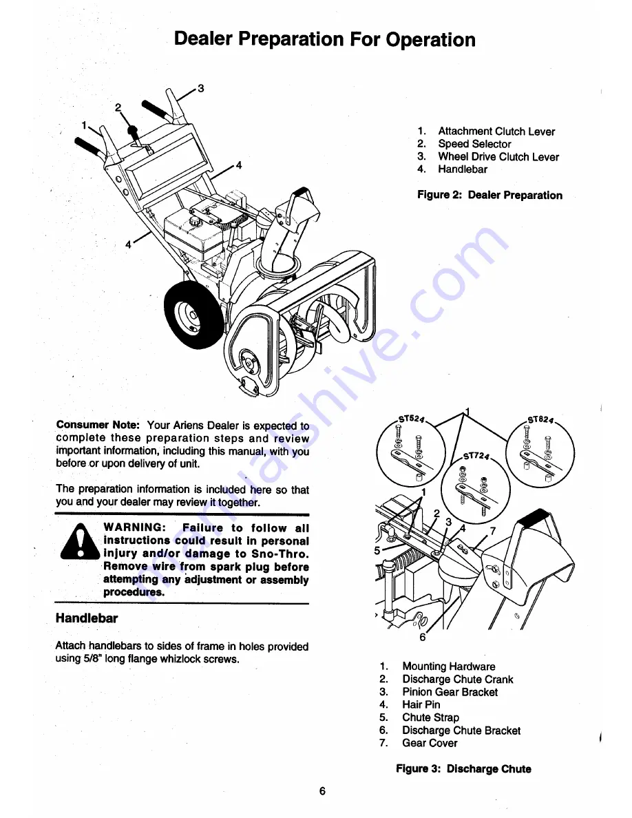 Ariens 932026-ST524 Скачать руководство пользователя страница 8