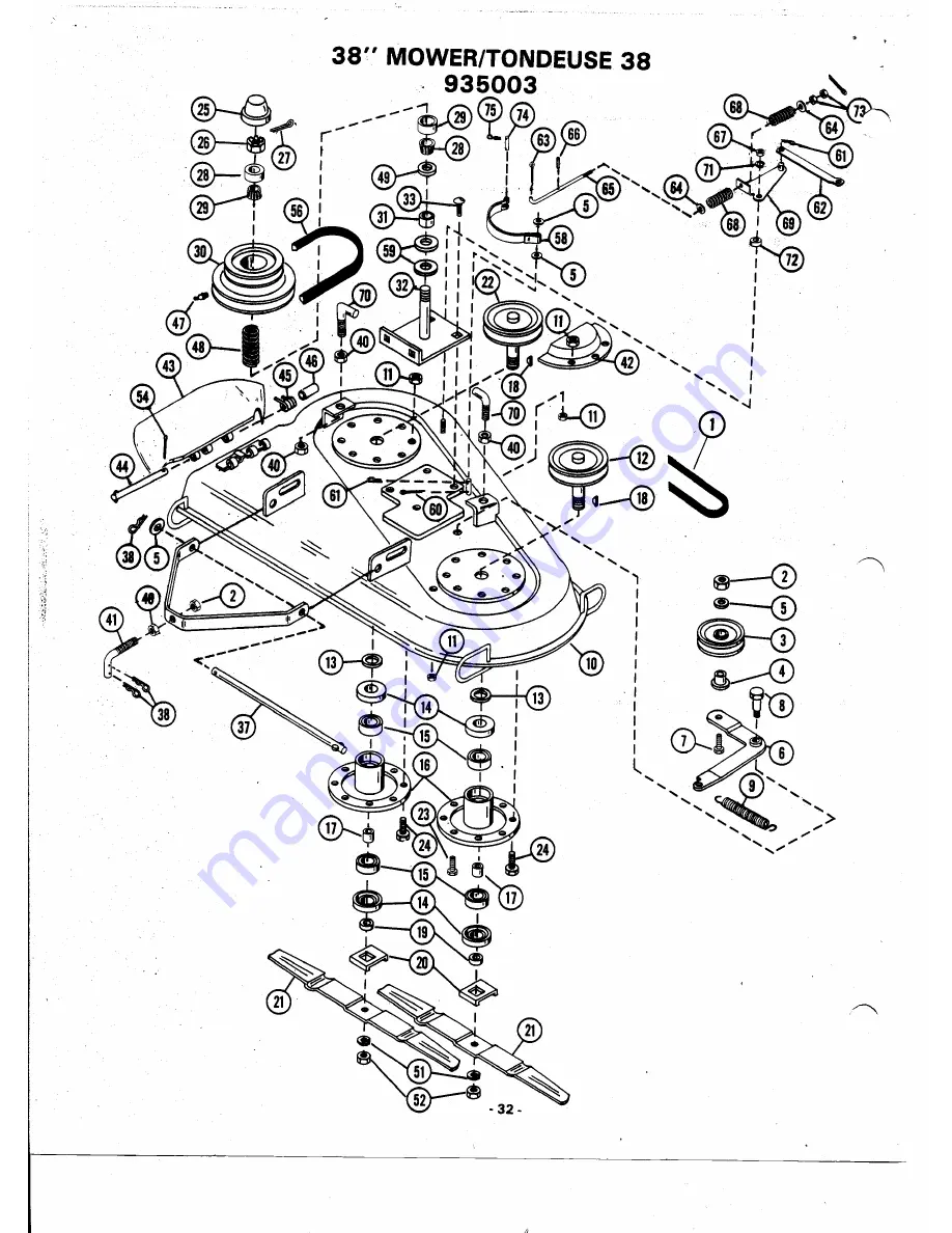 Ariens 935000 Series Owner'S Manual Download Page 32