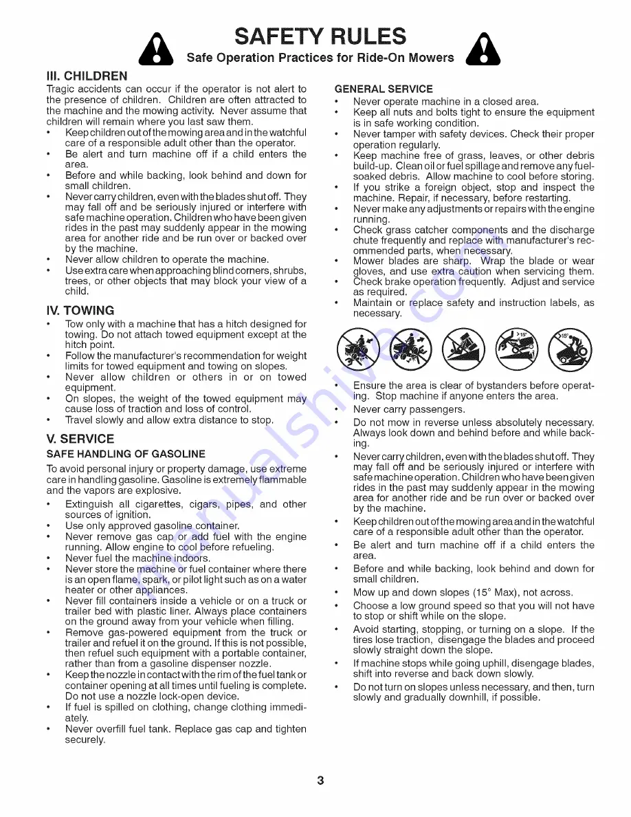 Ariens 93604300 Operator'S Manual Download Page 3