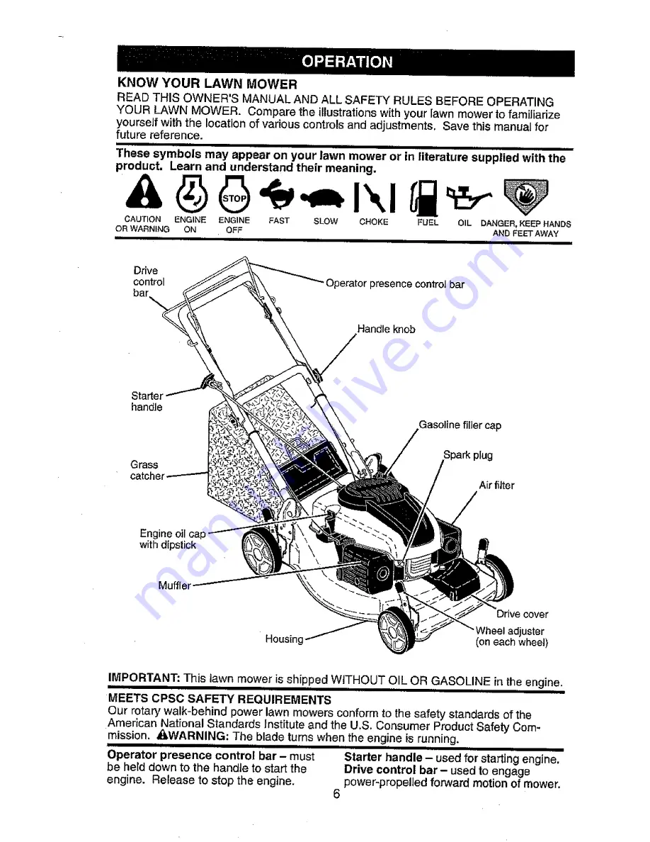 Ariens 96136100 Скачать руководство пользователя страница 6