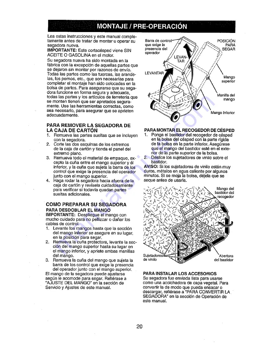 Ariens 96136300 Owner'S Manual Download Page 20