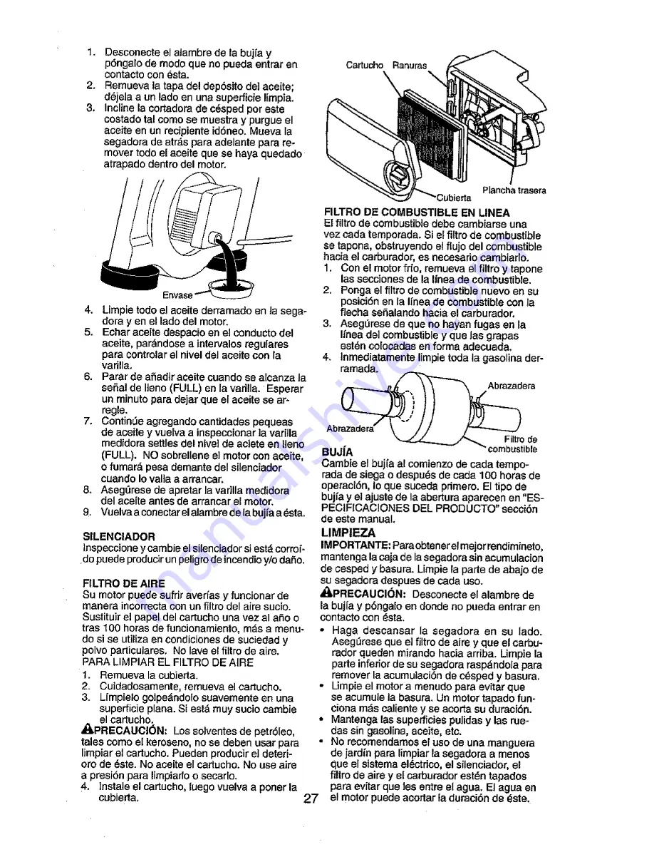 Ariens 96136300 Owner'S Manual Download Page 27