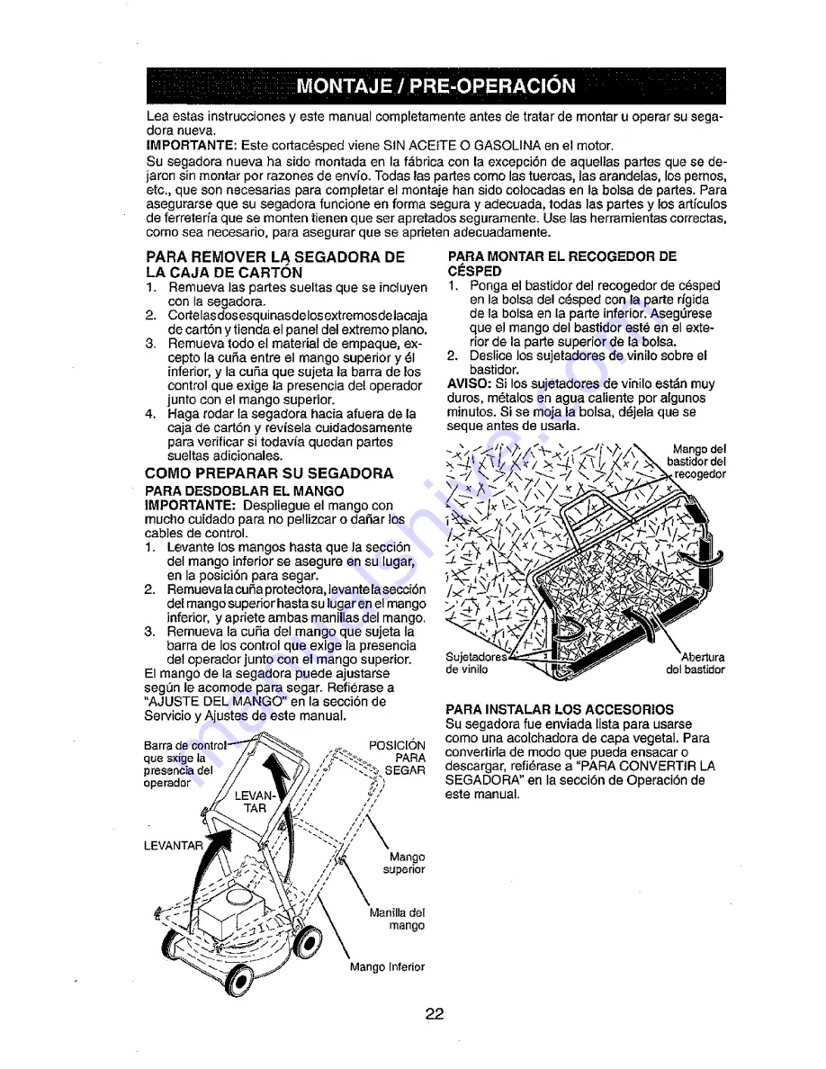 Ariens 96146000 Owner'S Manual Download Page 22