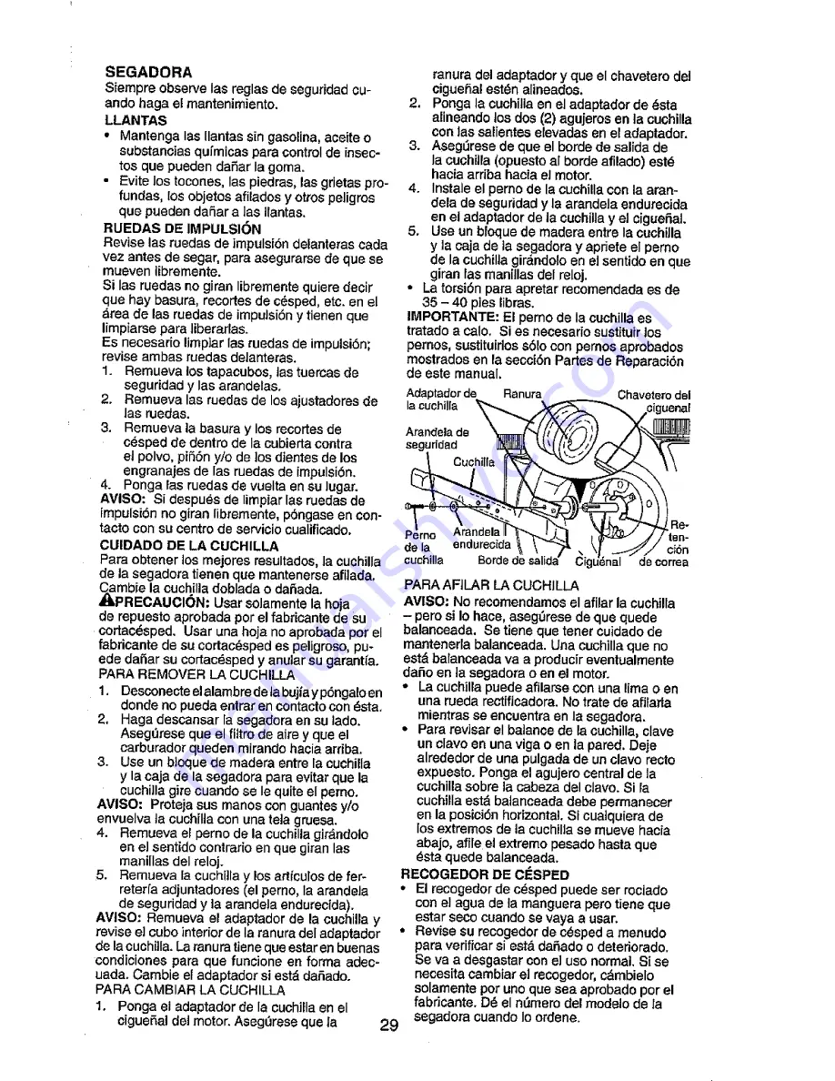 Ariens 96146000 Owner'S Manual Download Page 29