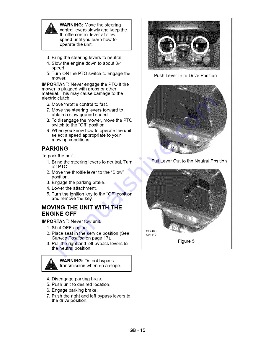 Ariens 991039 Owner'S/Operator'S Manual Download Page 15