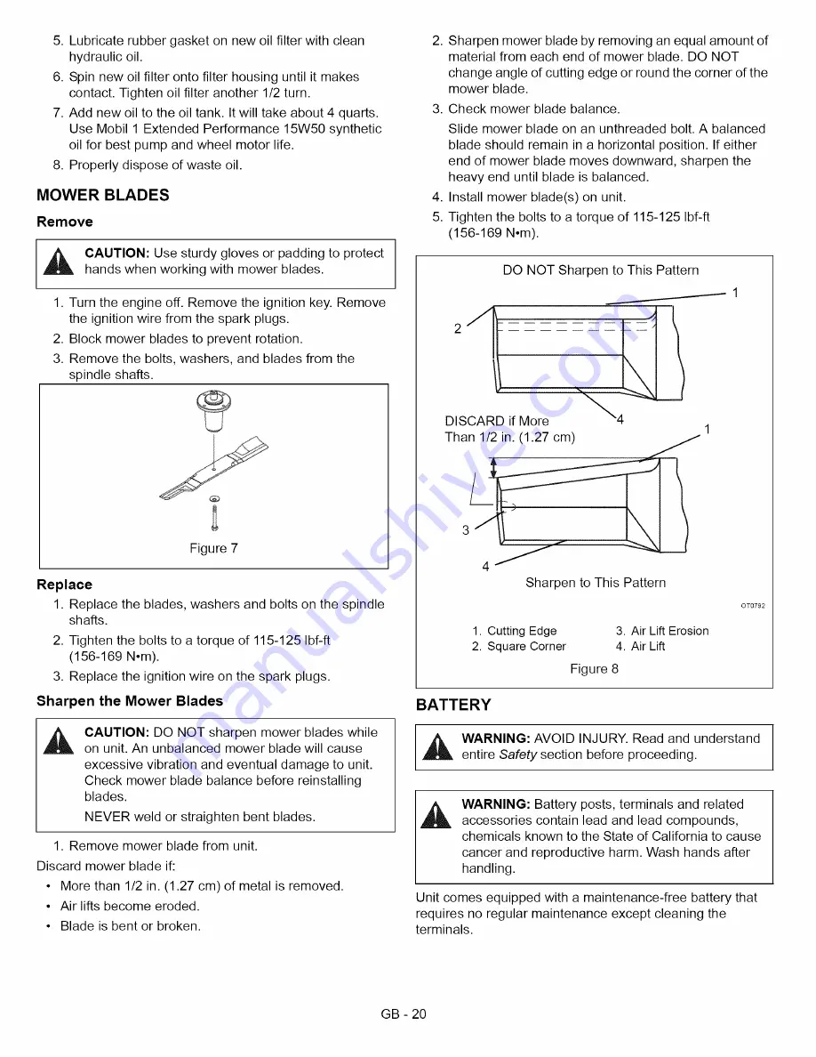 Ariens 992312 Скачать руководство пользователя страница 20