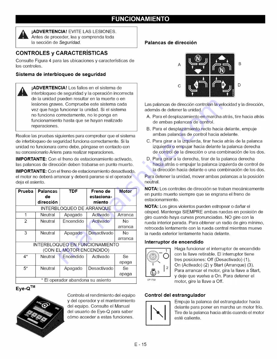 Ariens 992312 Owner'S/Operator'S Manual Download Page 46