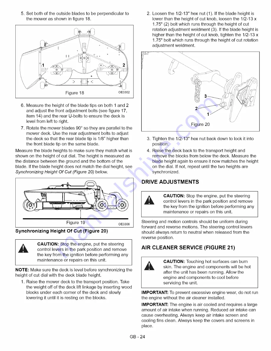 Ariens 992807 Owner'S/Operator'S Manual Download Page 24