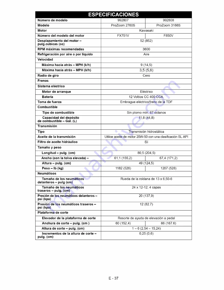 Ariens 992807 Скачать руководство пользователя страница 113