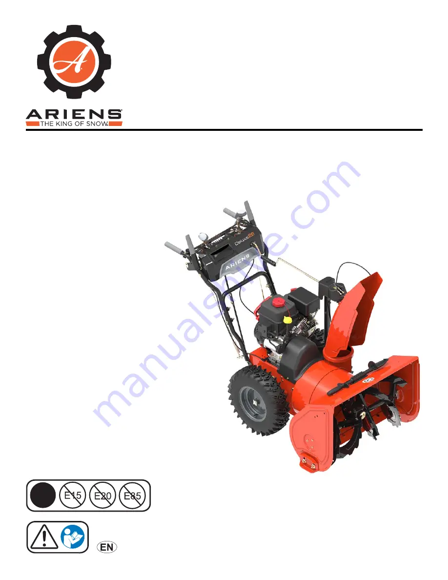 Ariens Deluxe 30 Service Manual Download Page 1