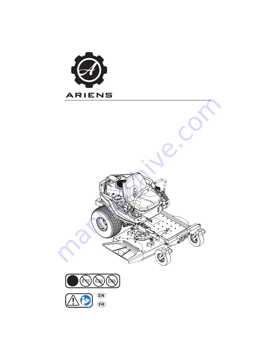 Ariens Edge 34 Скачать руководство пользователя страница 1