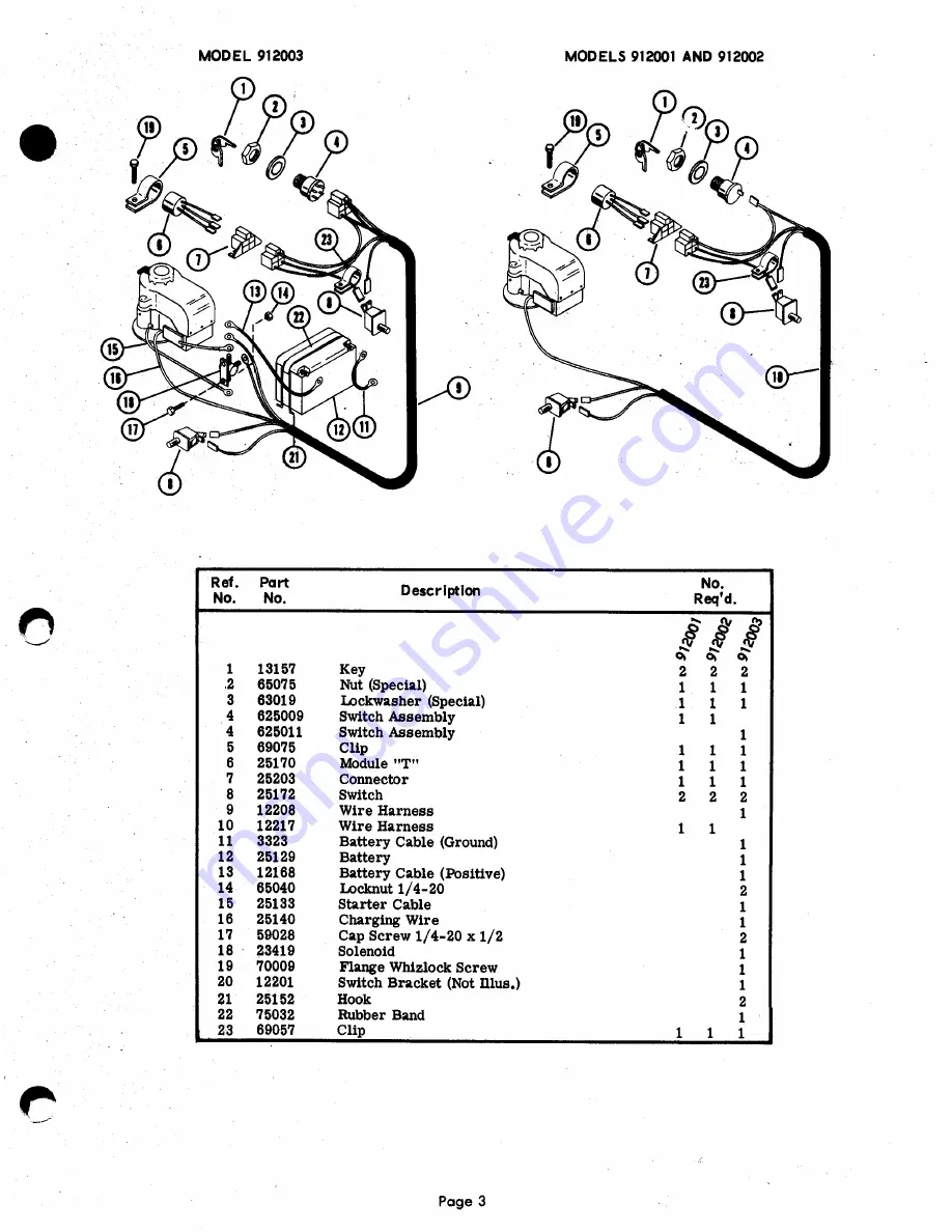 Ariens Fairway 12970 Parts Manual Download Page 3