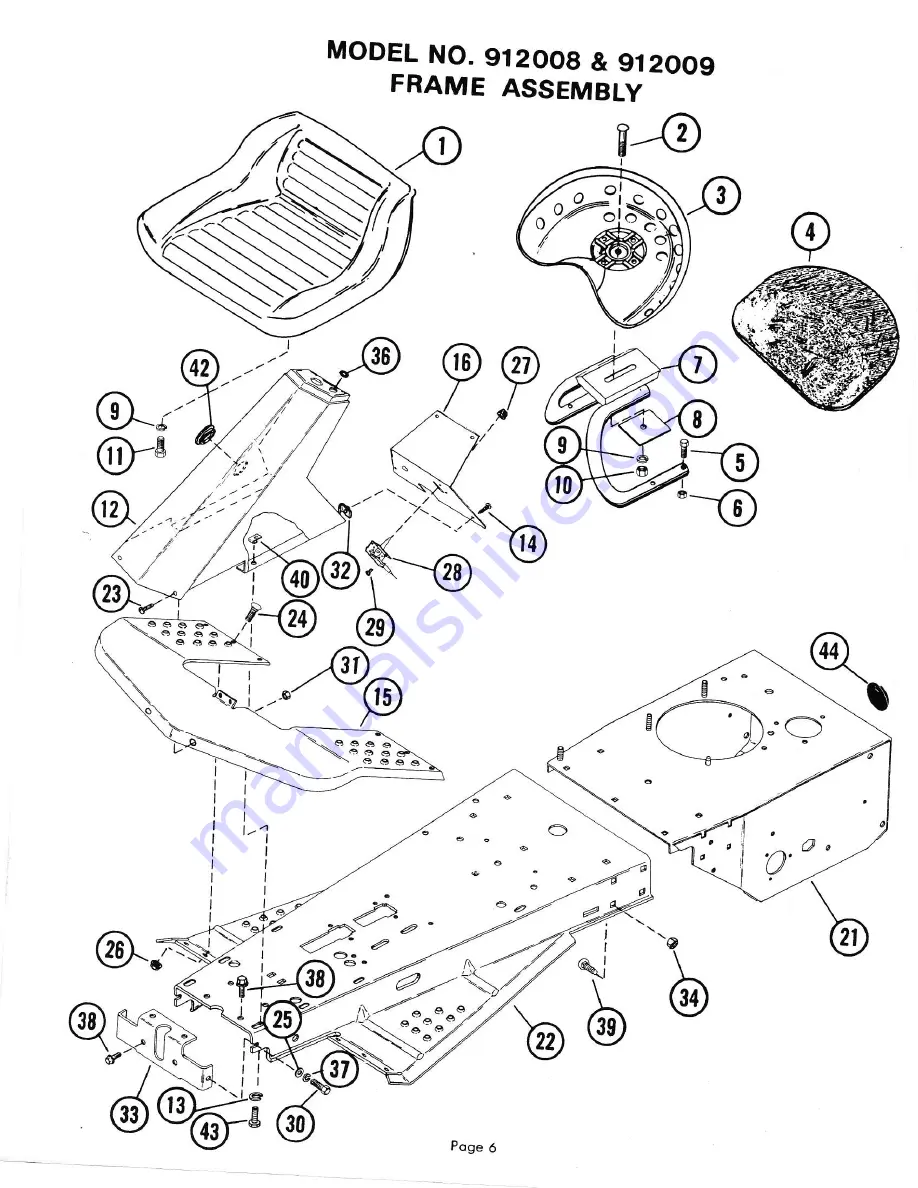 Ariens fairway 912000 series Parts And Repair Manual Download Page 6