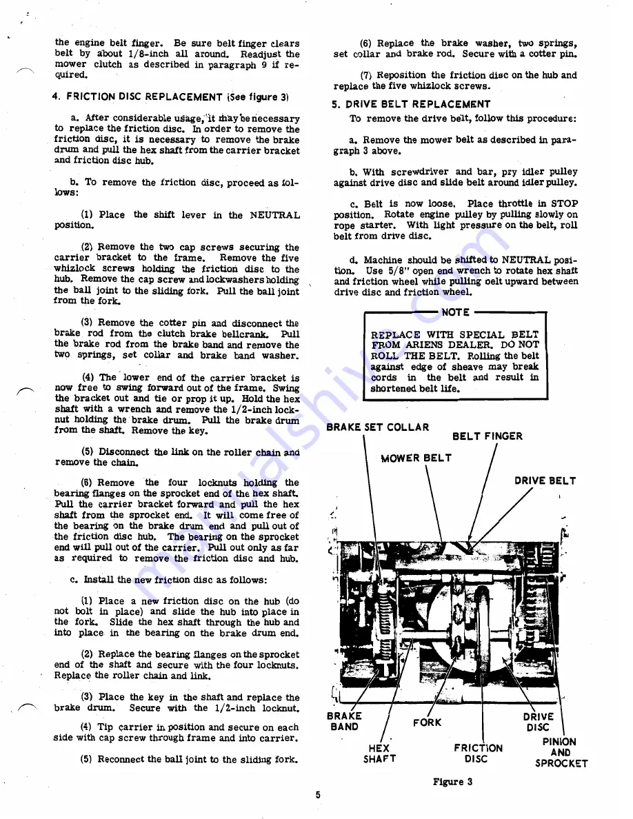 Ariens Fairway 912970 Operator'S Instruction Manual Download Page 5