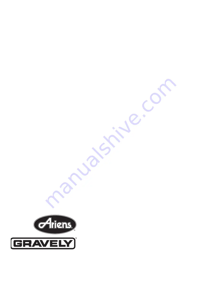 Ariens GRAVELY Sno-Thro 834035 Owner/Operator & Parts Manual Download Page 29