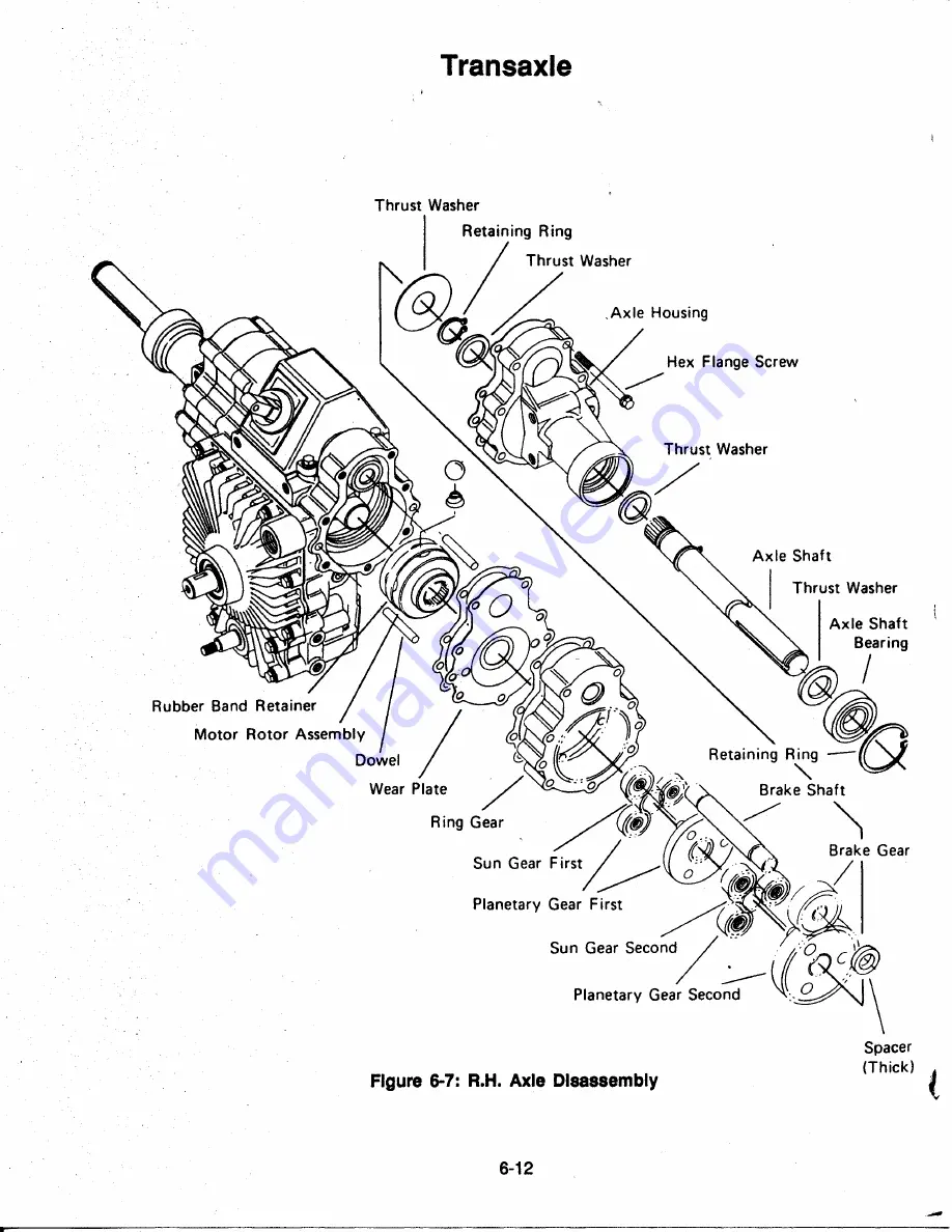 Ariens HT Hydro Service Manual Download Page 61