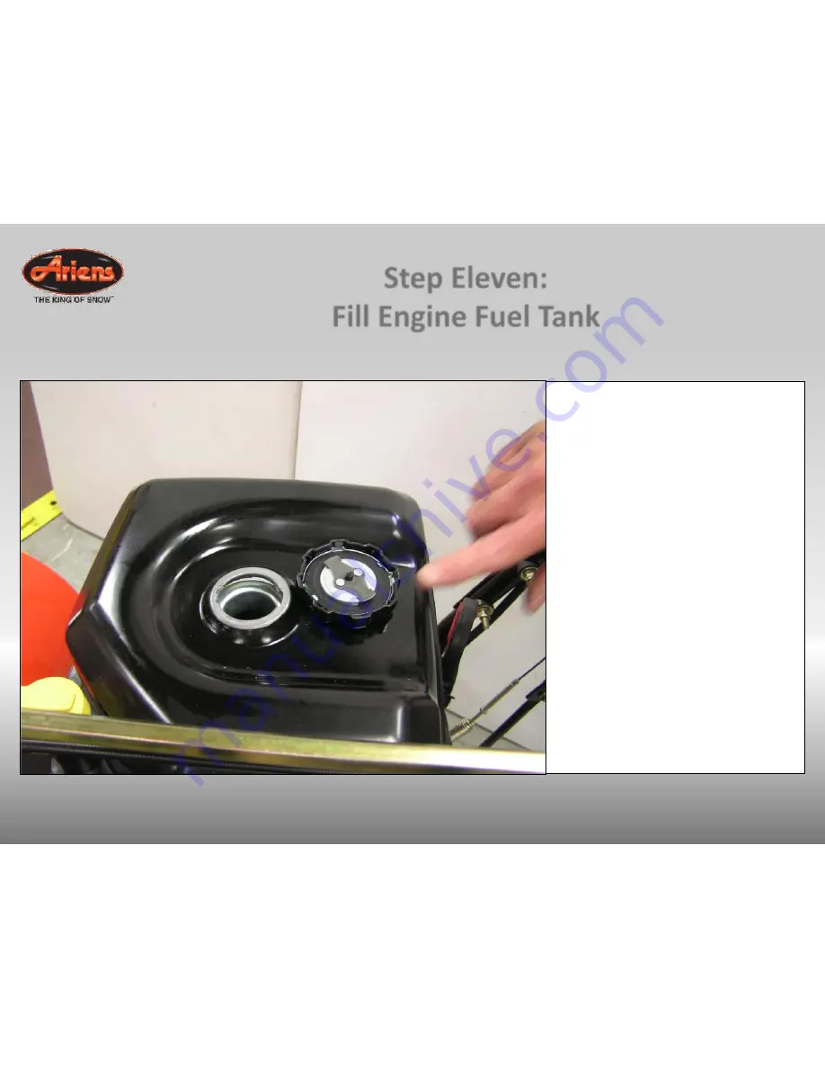 Ariens Hydro Pro 28 Track Quick Start Manual Download Page 14