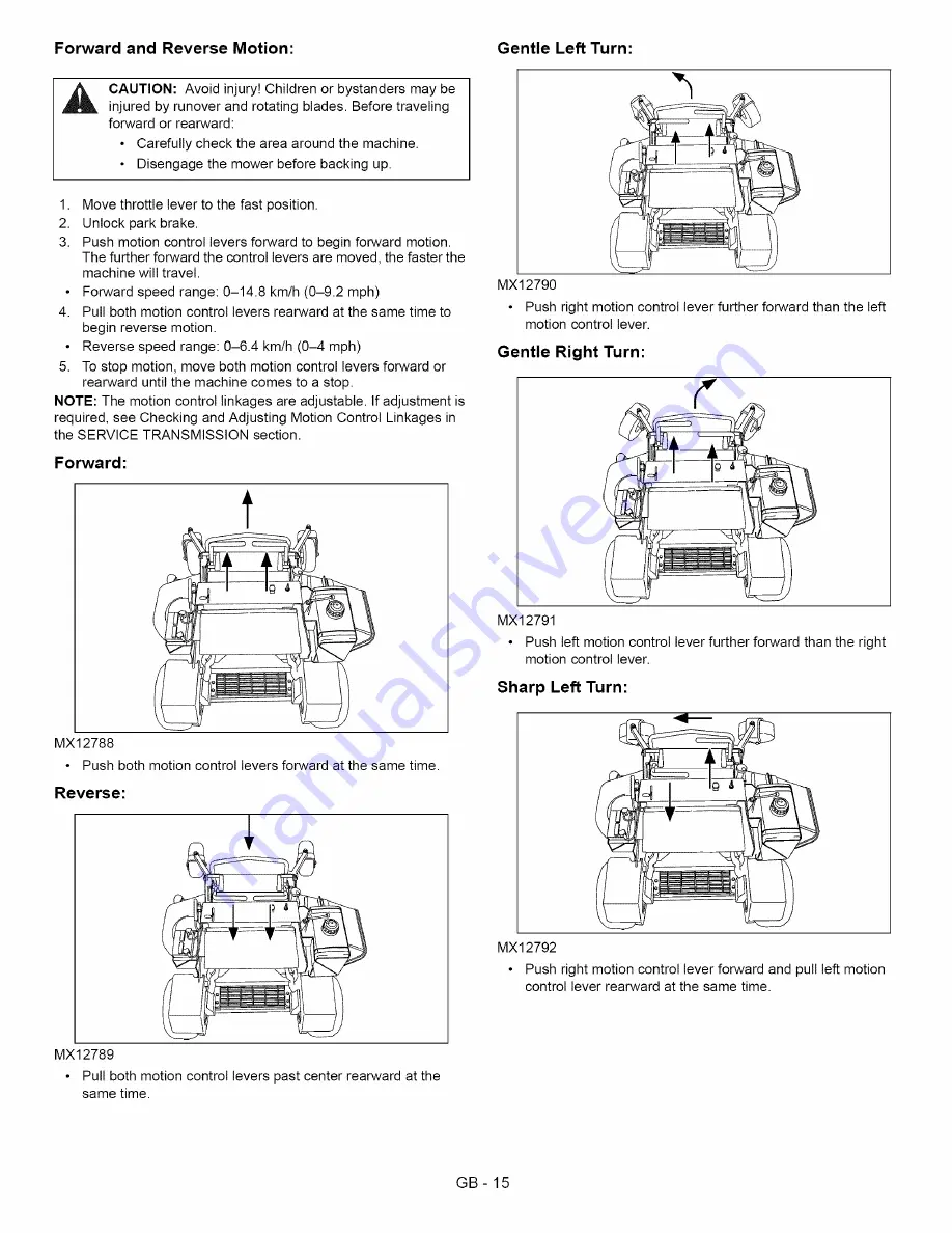 Ariens Pro Zoom 1952S Owner'S/Operator'S Manual Download Page 15