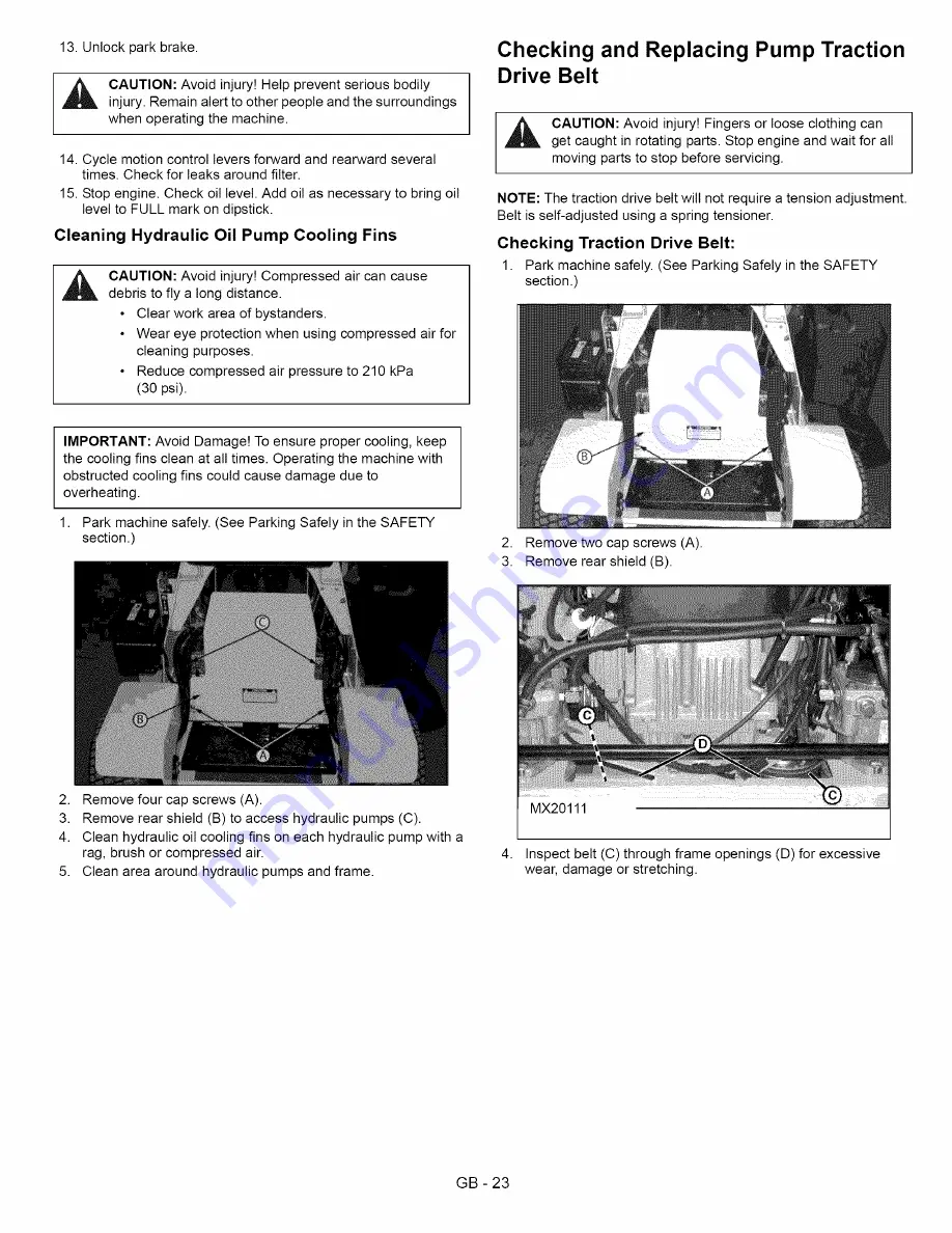 Ariens Pro Zoom 1952S Owner'S/Operator'S Manual Download Page 23