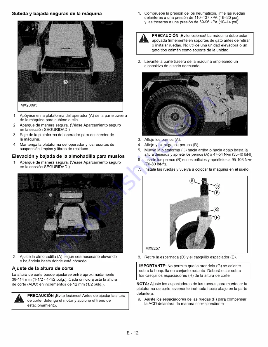 Ariens Pro Zoom 1952S Owner'S/Operator'S Manual Download Page 56