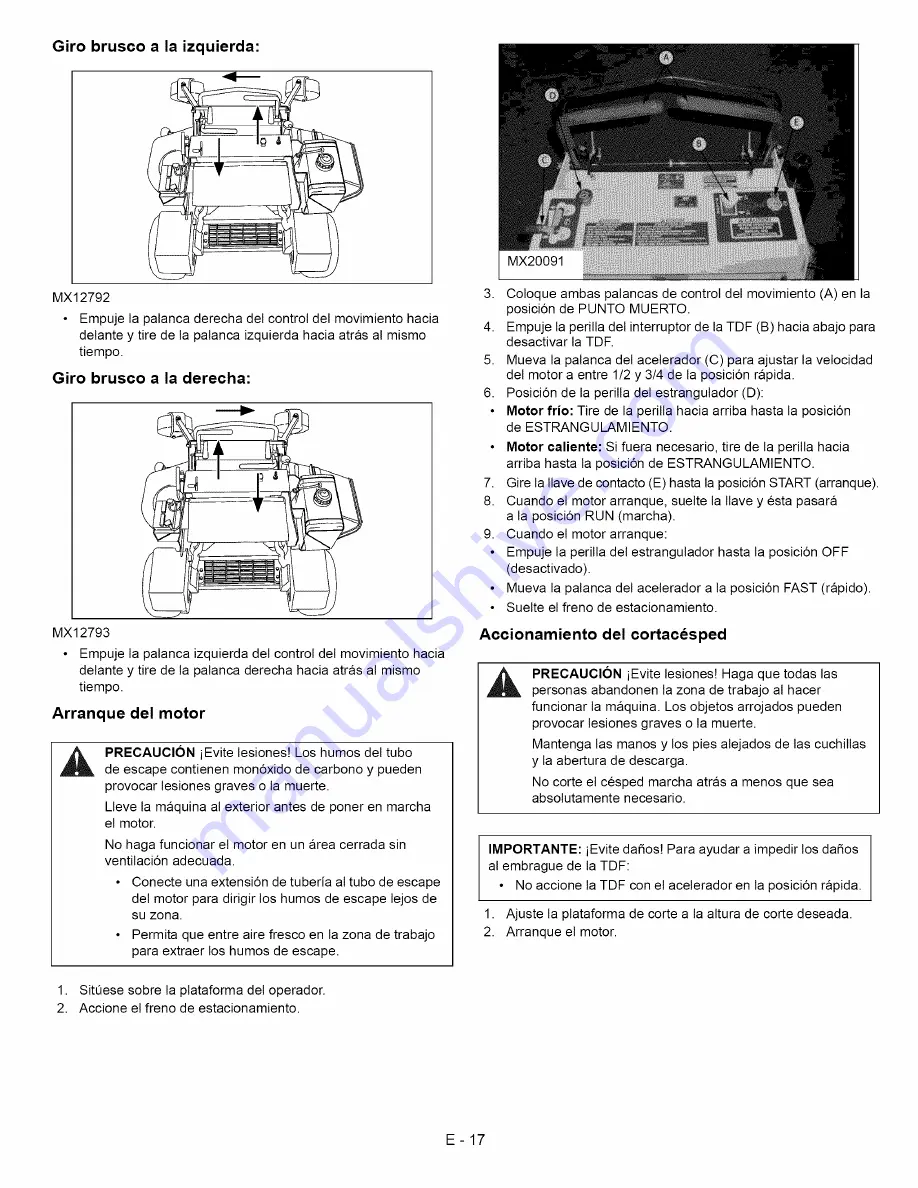 Ariens Pro Zoom 1952S Owner'S/Operator'S Manual Download Page 61