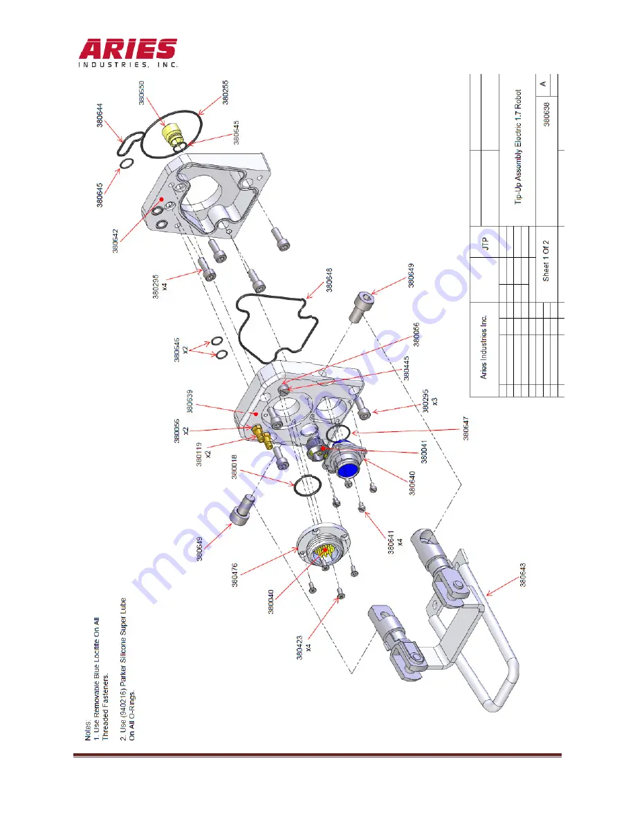 ARIES INDUSTRIES CT1750 Скачать руководство пользователя страница 26