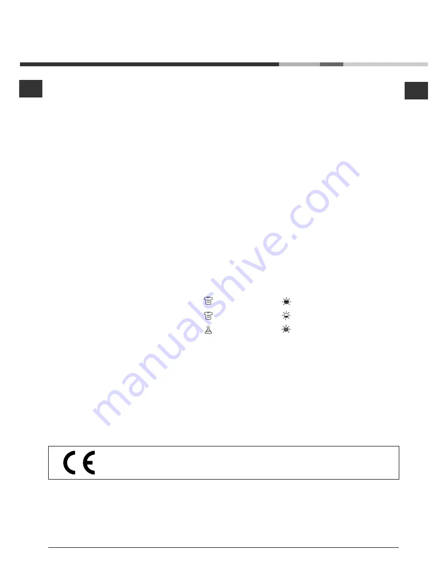 Ariston AQCF 852 B U Instruction Booklet Download Page 18