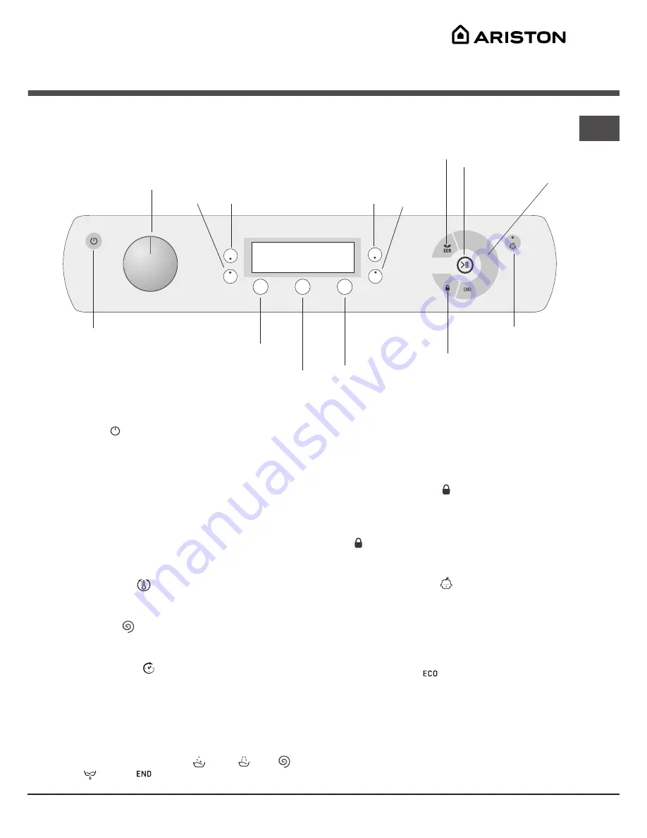 Ariston AQUALTIS AQ92F 297 Instructions For Installation And Use Manual Download Page 7