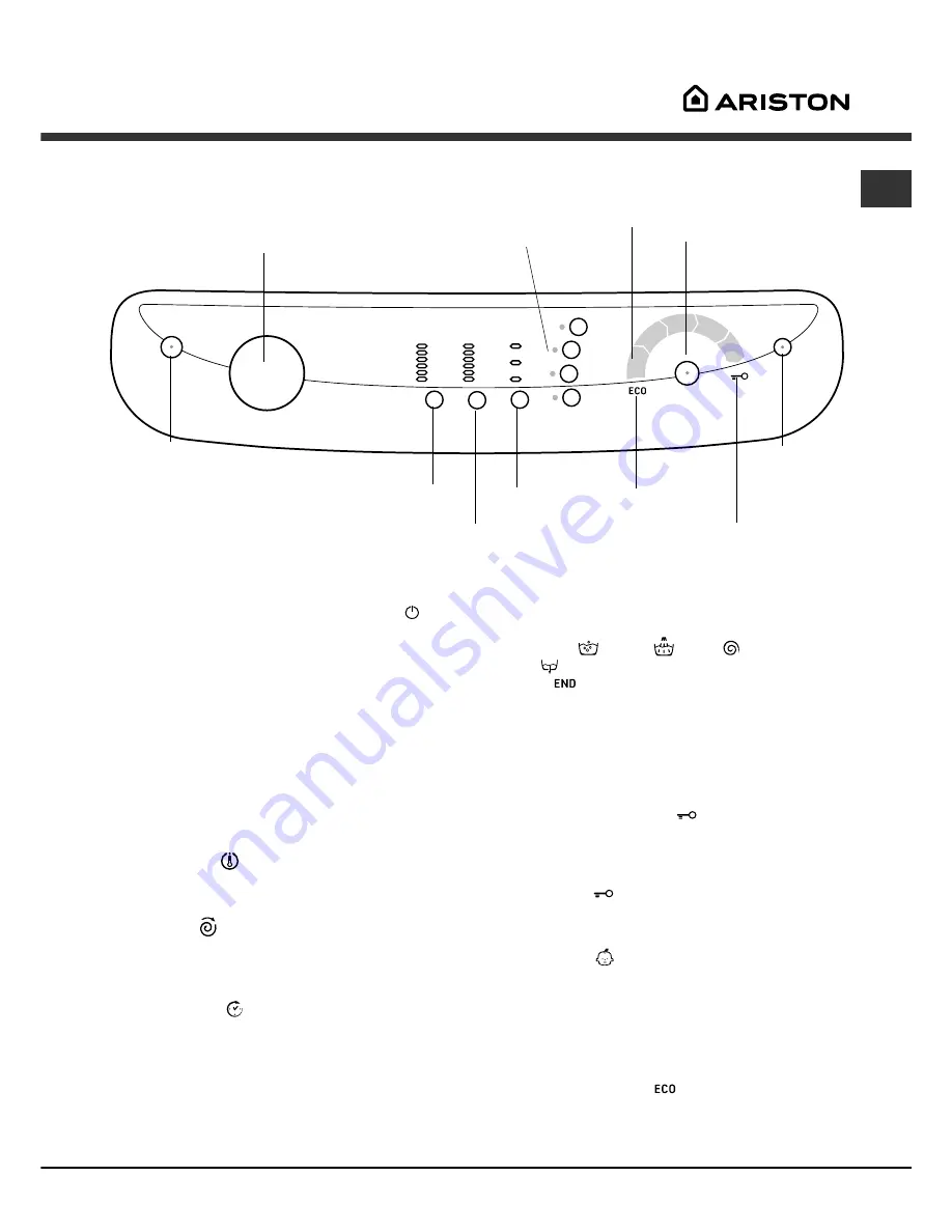 Ariston AQXL 109 Instruction Booklet Download Page 17