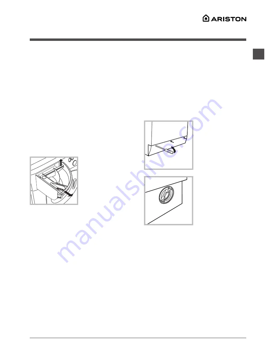 Ariston ARXL 129 W SP Instructions For Use Manual Download Page 13