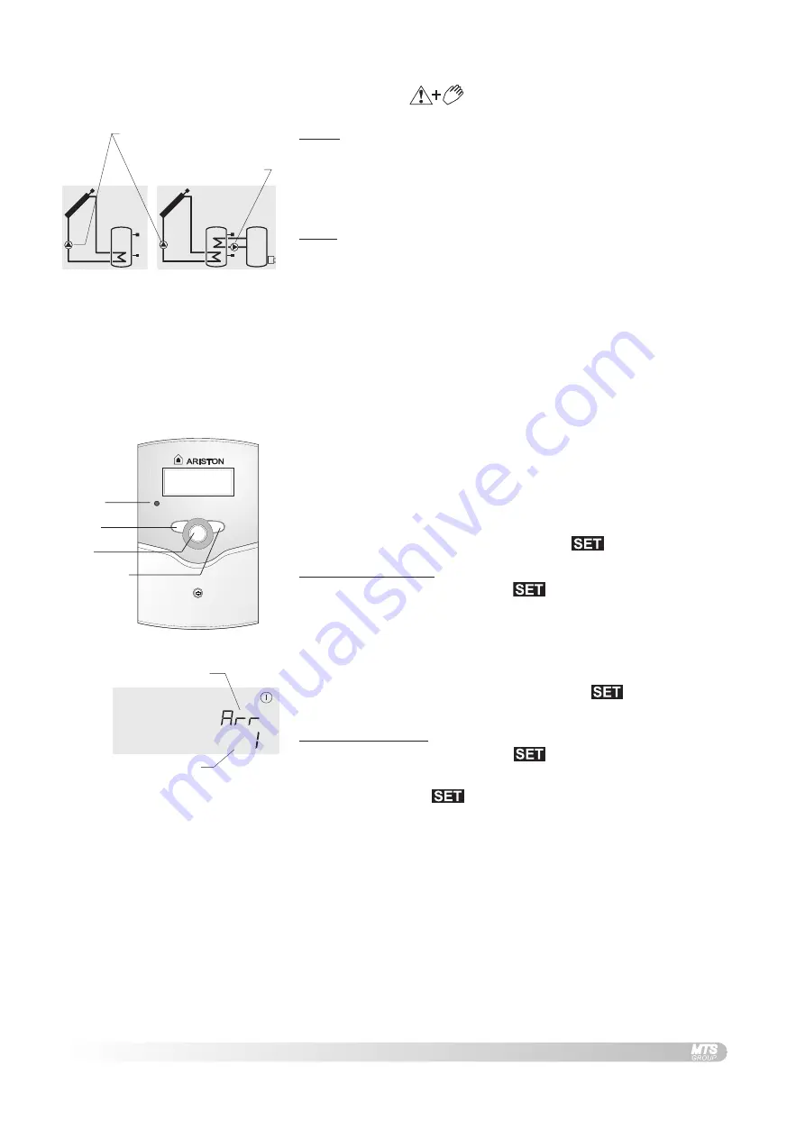 Ariston AST 100 Installation, Commissioning And User Instructions Download Page 17