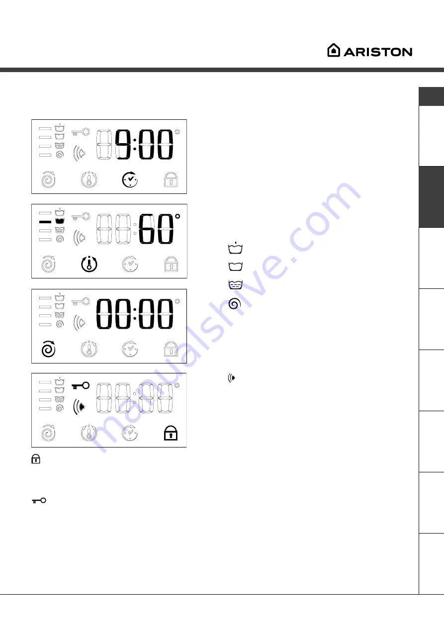 Ariston AVF 88 Instructions For Use Manual Download Page 5