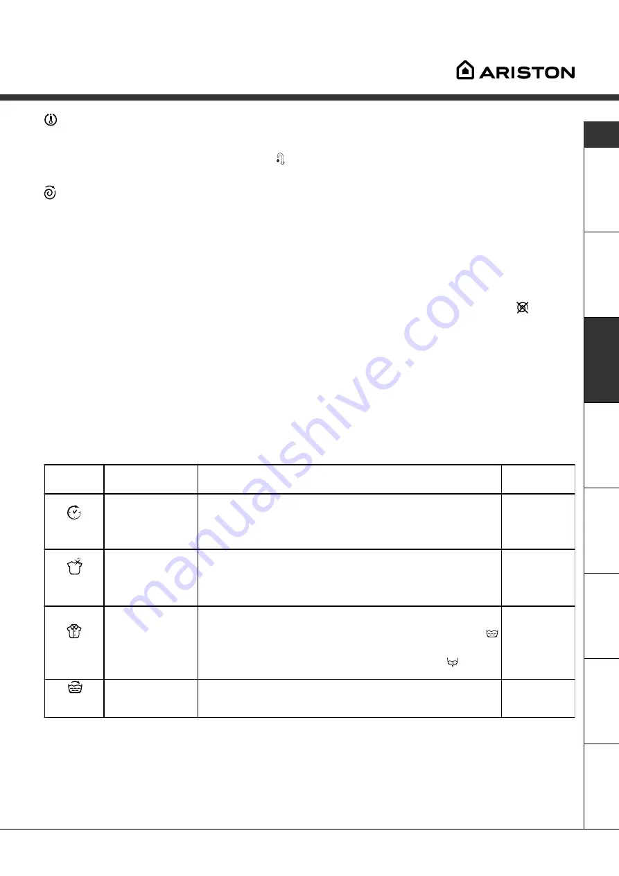 Ariston AVL 145 Instructions For Use Manual Download Page 43